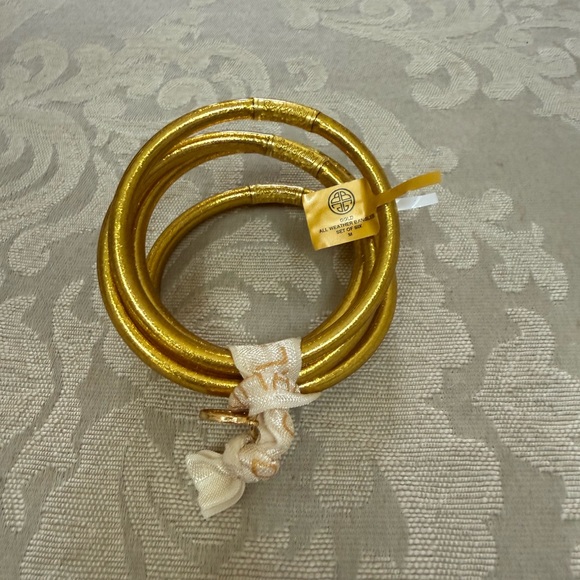 Budha Girl Gold All Weather Bangles size M - Picture 3 of 12